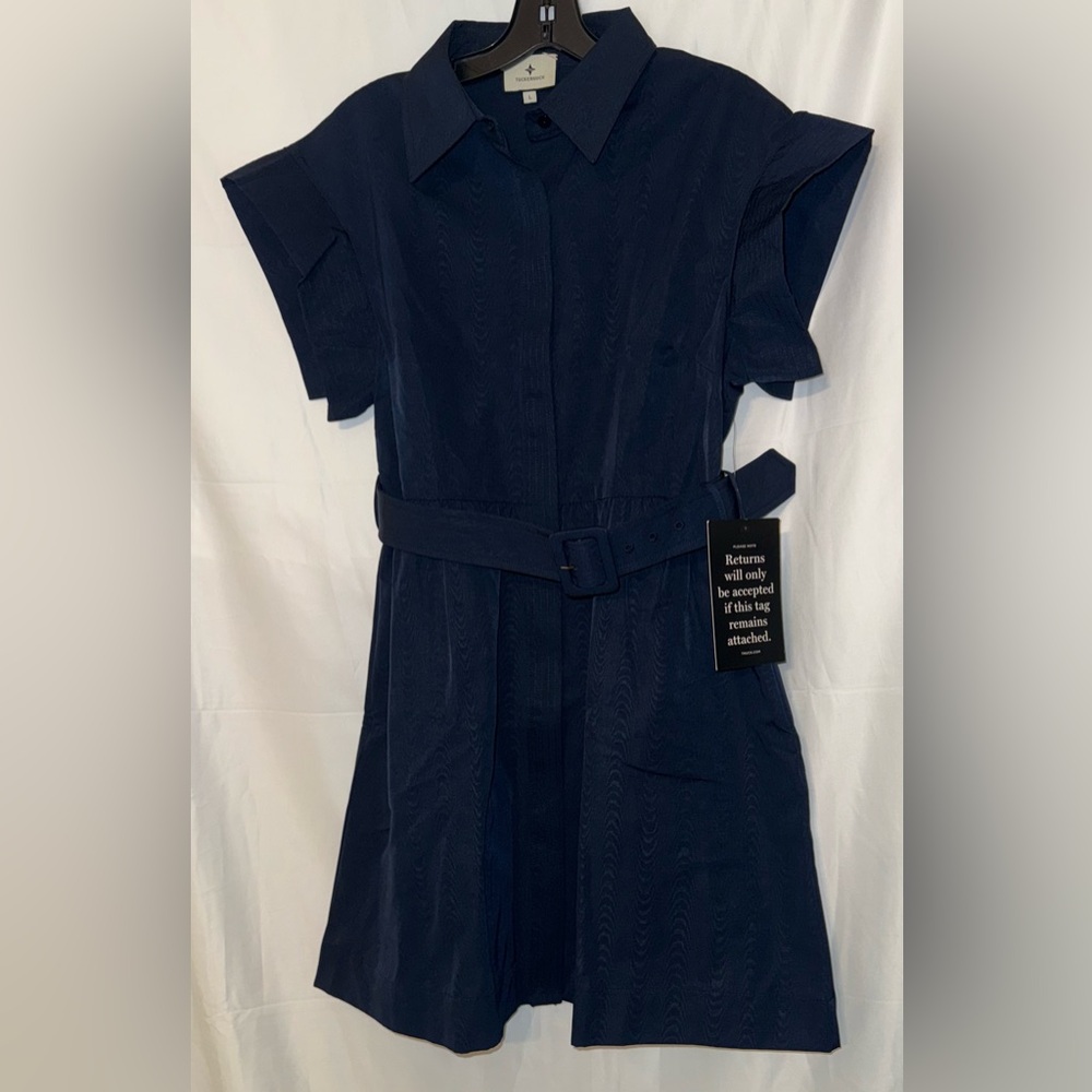 Navy Mini Chloe Dress - Picture 5 of 10